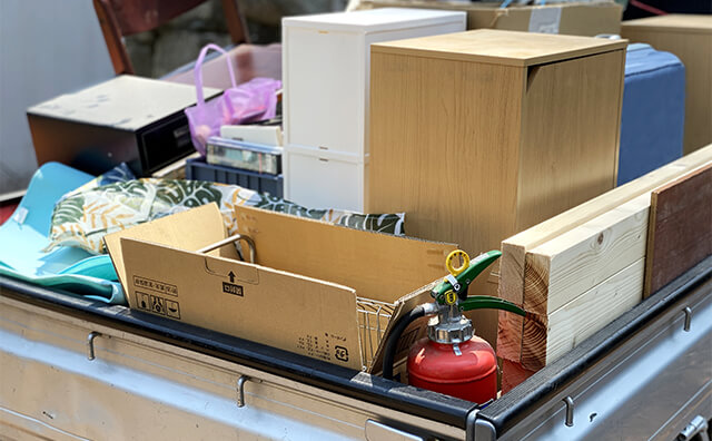 不用品の買取、回収実施（当日）